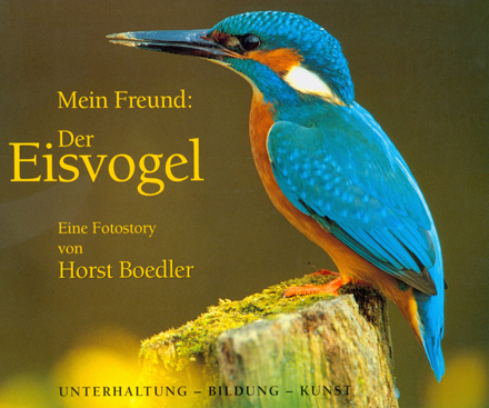 Eisvogelmann Horst Boedler gibt seine Eisvogelarbeit auf.