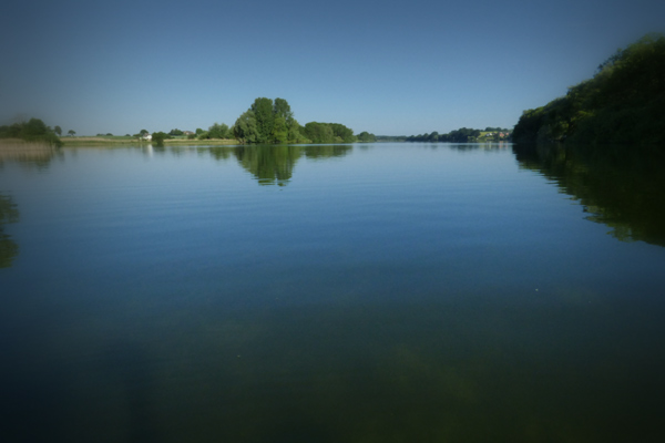 Wasserwandern in bester Landschaft.