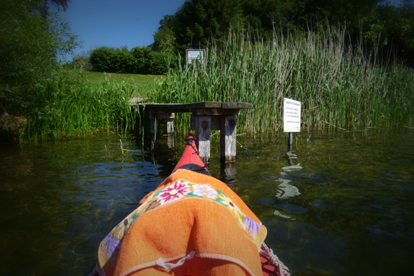 Auf Unverständnis - stößt bei mir die vorhandene Infrastruktur für Wasserwanderer an der Schwentine.