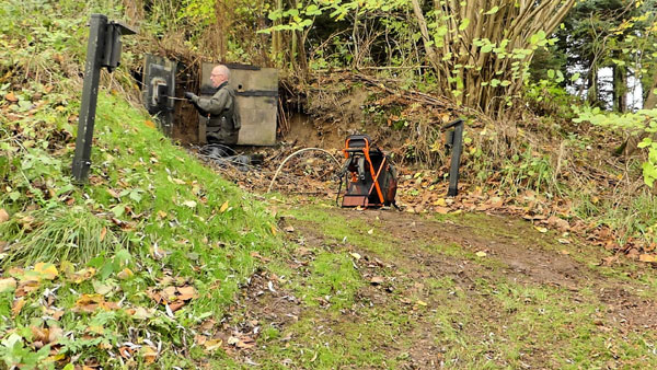 Kontrollen wurden durchgeführt und Schnecken wurden gesichtet, in der Brutanlage.